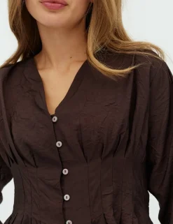 D'ahrling Dalsie Bluse - Mørkebrun