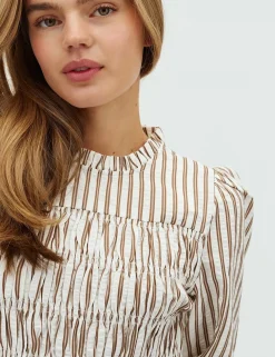 D'ahrling Dossa Twin Stripe Smock Bluse - Stribet