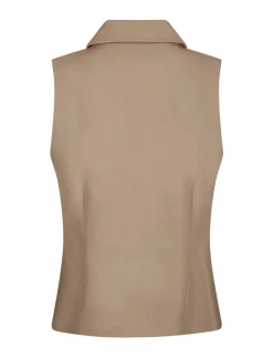 D'ahrling Innabella Structure Waistcoat - Sand