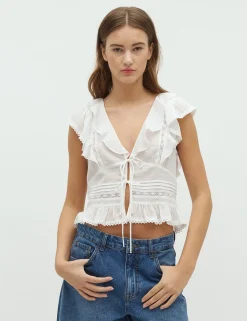 D'ahrling Petali S Voile Top - Hvid