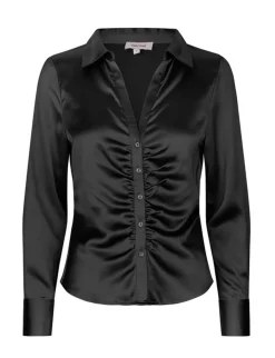 D'ahrling Rosie Satin Skjorte - Sort