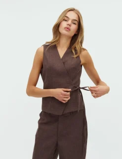 D'ahrling Tamara Melange Vest - Brun