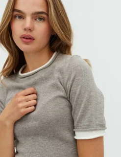 D'ahrling Tauna Double Knit Tee - Grå