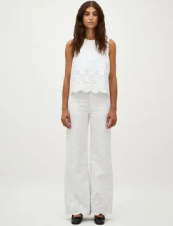 Global Funk Amarillo Scallop-G Jeans - Hvid