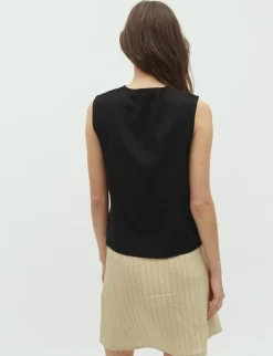 Global Funk Ciana scallop-G Vest - Sort
