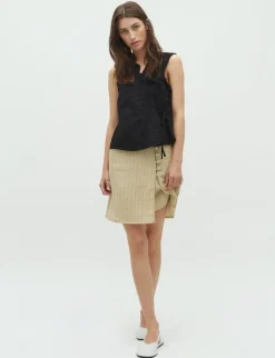 Global Funk Ciana scallop-G Vest - Sort
