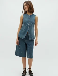 Global Funk Gibella XO-G Vest - Denim