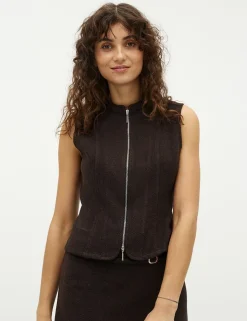 Global Funk Pilua-G Vest - Mørkebrun