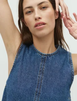 Global Funk Rhiann-G Kjole - Denim