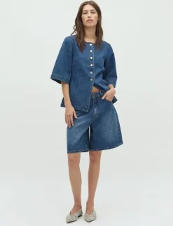 Global Funk Talina-G Shorts - Denim