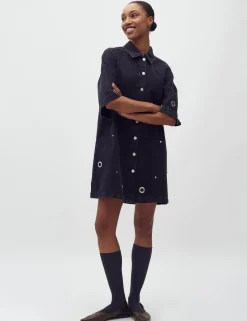 mbyM Calamya-M Denim Kjole - Sort