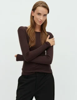 mbyM Christina-M Basic Top - Brun