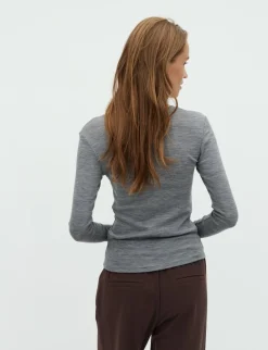 mbyM Christina-M Basic Top - Grå