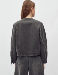 mbyM Exana-M Denimbluse - Grøn
