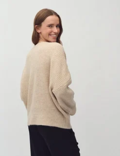 mbyM Gillian Shyla Striktrøje - Sand