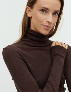 mbyM Ina-M Basic Bluse - Brun