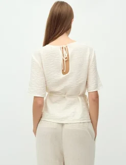 mbyM Kylar Short-M Bluse - Sugar