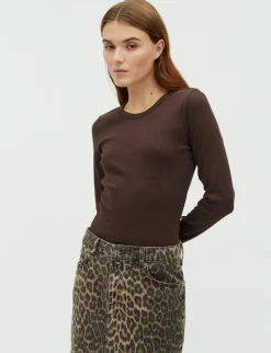 mbyM Otis LS-M Top - Brun