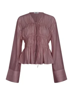 mbyM Taneil LS-M Bluse - Brun
