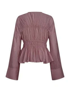 mbyM Taneil LS-M Bluse - Brun