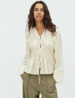 mbyM Taneil LS-M Bluse - Gul