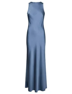 Neo Noir Celinie Heavy Sateen Kjole - Blå