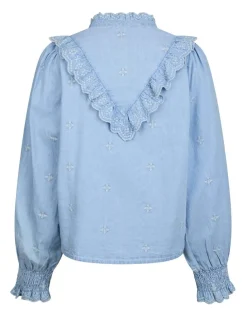 Neo Noir Degas Denim Skjorte - Blå