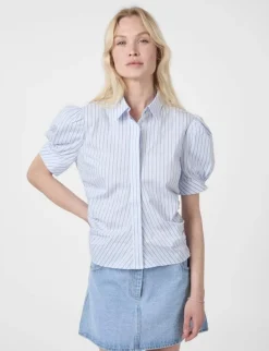 Neo Noir Frannie Stripe Skjorte - Stribet