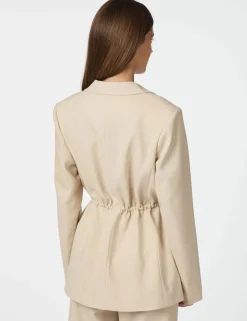 Neo Noir Jemmie Melange Blazer - Sand