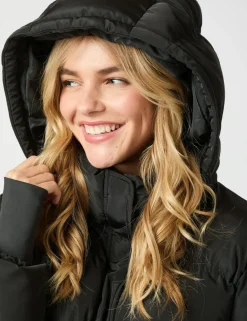 Neo Noir Lucette Puffer Jakke - Sort