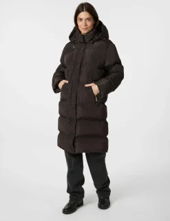 Neo Noir Lucette Puffer Jakke - Mørkebrun