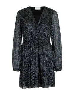 Neo Noir Nene Glitz Kjole - Sølvfarvet