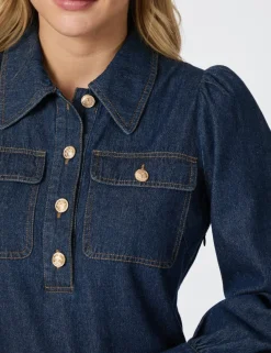 Neo Noir Nikko Denim Kjole - Denim