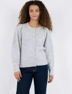 Neo Noir Nuna Strik Cardigan - Grå