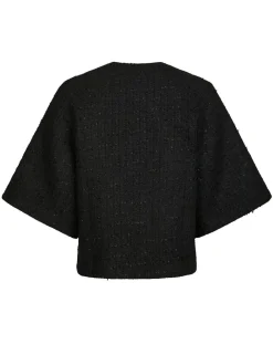Neo Noir Rosella Boucle Mini Jakke - Sort