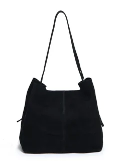 Nunoo Chiara New Suede Taske - Sort