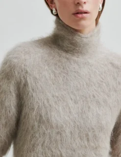 Second Female Karla Knit SS Strik - Grå